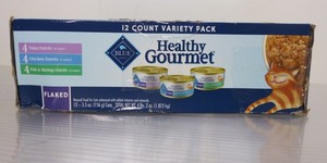 lot 325 image: Blue Healthy Gourmet Variety Pack - Flaked - Wet Cat Food - 125.5oz