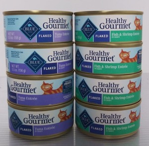 lot 328 image: Blue Healthy Gourmet Variety Pack - Flaked - Wet Cat Food - 85.5oz