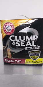 lot 344 image: Arm & Hammer Clump & Seal Multi-Cat Litter - 28lbs