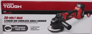 lot 375 image: Hyper Tough 20-Volt Max Lithium-ion Cordless Angle Grinder