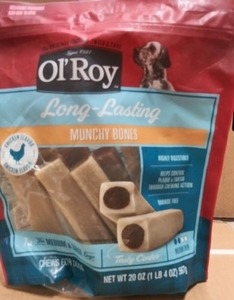 lot 382 image: Ol Roy Long Lasting Munchy Bones.