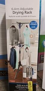 lot 379 image: Mainstays 3-Arm Drying Rack