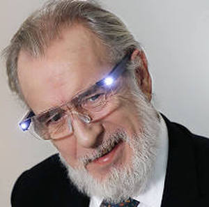 lot 215 image: Mighty Sight LED Magnifying Eyewear, Fits Over Prescription Glasses, Read Small Print and Labels, As Seen on TV