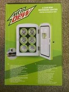 lot 343 image: Mtn Dew 6 can Mini Fridge