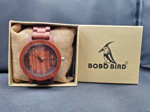 lot 1996 image: Bobo Bird Wood Watch