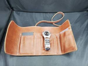 lot 2003 image: Villandry Rivoli Mens Watch and Leather Case