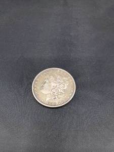 lot 2021 image: 1884 morgan silver dollar