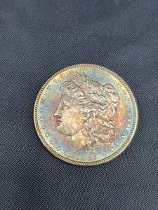 lot 2024 image: 1887 USA Morgan Dollar Silver Coin