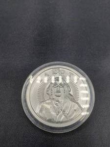 lot 2043 image: 1oz LAKOTA Silver Round .999 Indian Chief Crazy Horse & Buffalo