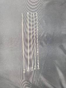 lot 2047 image: 9.9 Grams of Sterling Silver Necklaces
