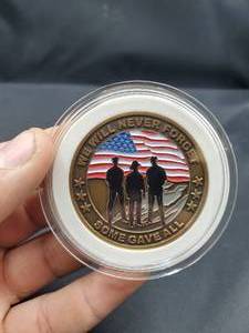 lot 2143 image: September 11, 2001 Never Forget Commemorative Coin