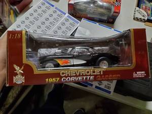 lot 2632 image: Road Legends 1957 Corvette Gasser Die Cast Car