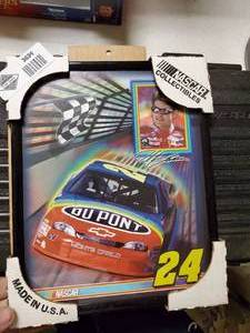 lot 2634 image: Framed Jeff Gordon Poster