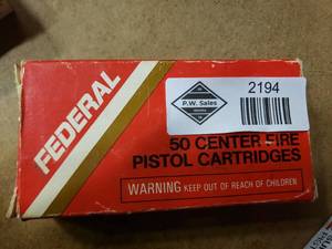 lot 2194 image: Partial Box of Federal 380 Auto