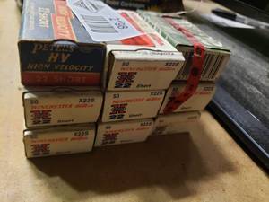 lot 2198 image: 9 Boxes of .22 Short