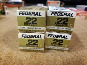 lot 2199 image: 4 Boxes of Federal 22 LR Ammo