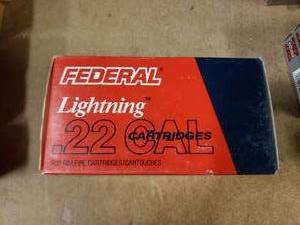 lot 2216 image: Box of 500 rounds 22 LR Ammo