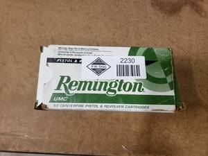 lot 2230 image: Partial Box Remington .44 Ammo
