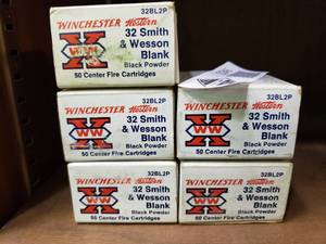 lot 2246 image: 5 Boxes of 32 Smith and Wesson Blanks