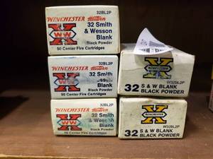 lot 2247 image: 5 Boxes of 32 Smith and Wesson Blanks