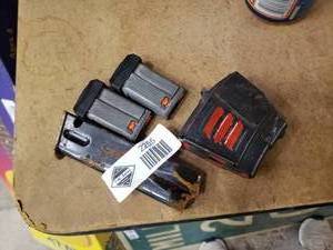 lot 2255 image: Taurus PT92 Magazine, 2 Model 597 Remington 22 Magazines and AK Magazine