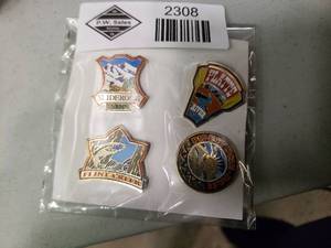 lot 2308 image: Lot of 4 Pins