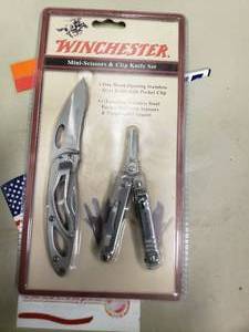 lot 2342 image: Winchester Mini Scissors and Clip Knife Set