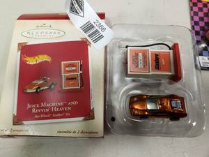 lot 2366 image: Hallmark Keepsake Hot Wheels Ornament