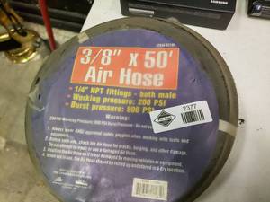lot 2377 image: New 38 x 50  Air Hose