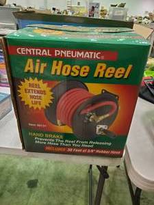 lot 2392 image: New Air Hose Reel with 30 Ft of Hose