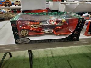 lot 2468 image: Santas Speedster Holiday Hot Wheels