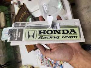 lot 2474 image: Honda Racing Stickers