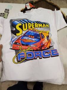 lot 2475 image: Medium John Force Superman Shirt