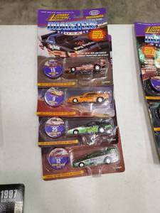 lot 2498 image: Lot of 4 Johnny Lightning Die Cast Dragsters
