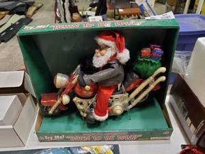 lot 2513 image: Born to Be Wild Musical Santa Claus