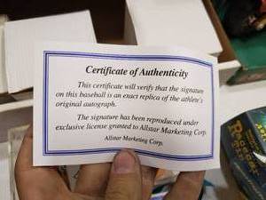 lot 2521 image: Lot of 4 Signed Baseballs