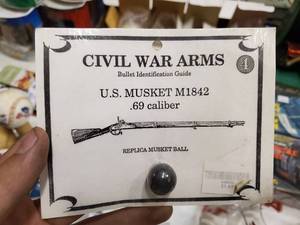 lot 2525 image: Replica Musket Ball