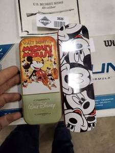 lot 2529 image: Lot of 2 Mickey Mouse Tins