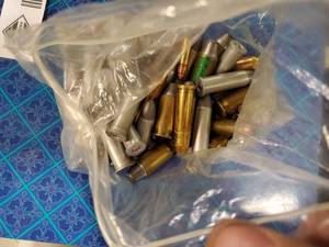 lot 2572 image: Bag of Misc. Caliber Bullets