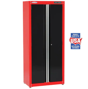 lot 100 image: CRAFTSMAN 2000 Series 32-in W x 74-in H x 18-in D Heavy-Duty Steel Freestanding Garage Cabinet