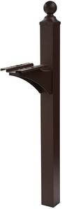 lot 303 image: Gibraltar Mailboxes 56.5 Landover Universal Mailbox and Address Posts Bronze