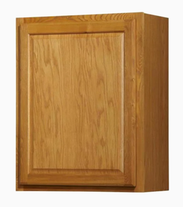 lot 305 image: Kitchen Classics Portland 30-in x 24-in x 12-in Oak Portland Single Door Kitchen Wall Cabinet