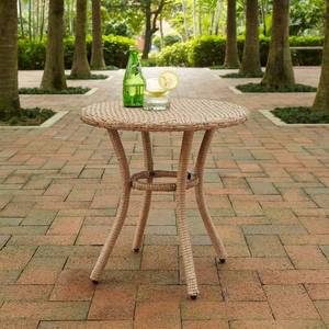 lot 501 image: Crosley Palm Harbor Outdoor Wicker Round Side Table