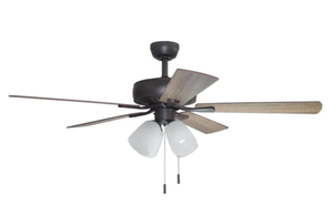 lot 604 image: Harbor Breeze Grace Bay 52-in Bronze LED Indoor Ceiling Fan (5-Blade)