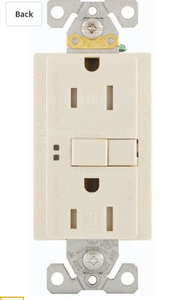 lot 3904 image: Eaton 3 GFCI Self-Test Fault Circuit Interrupter ( 3 pack )