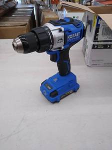 lot 3911 image: Kobalt 24-Volt Max 12-in Cordless Brushless Drill ( Works )