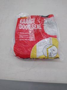 lot 3921 image: M-D Building Products 3822 Vinyl Garage Door Top and Sides Seal, 30 Feet, White