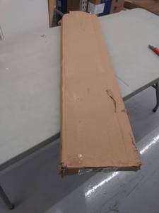 lot 3939 image: Aqua Plumb, 98822, 2 Per Pack, White, Shower 9-12 x 44 Maxi Large Splash Guard DAMAGED