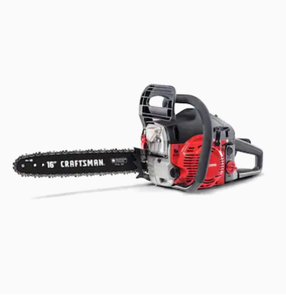 lot 3965 image: Craftsman 16 Chainsaw 2-cycle 42cc - 358.740160 ( missing piece )