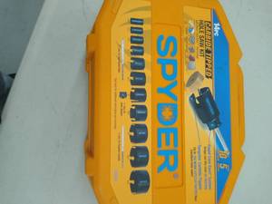 lot 3968 image: Spyder 14-Piece Carbide Tipped Deep Cut Hole Saw Kit